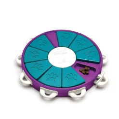 Outward Hound Nina Ottosson Twister Interactive Puzzle Dog Toy - Purple