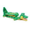 Outward Hound Squeaker Matz Gator Squeak and Plush Dog Toy - Green - XX-Large