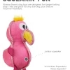 Outward Hound Xtreme Seamz Flamingo Squeak and Plush Reinforced Dog Toy