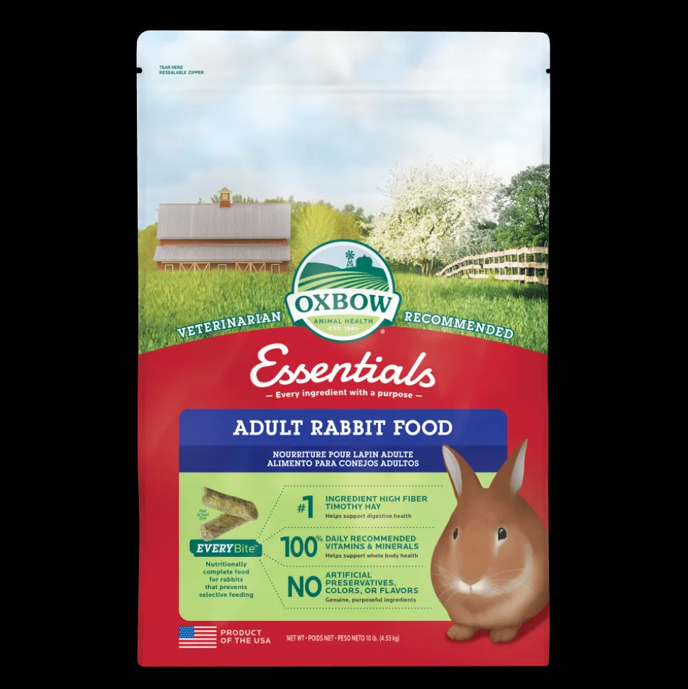 Oxbow Adult Rabbit Essentials Small Animal Food - 10 lb Bag