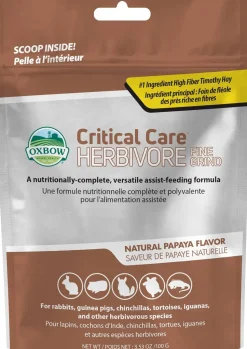 Oxbow Critical Care Herbivore Fine Grind Papaya Flavor - 100g Bag