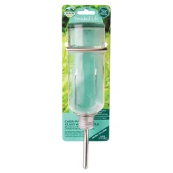 Oxbow Enriched Life Care Chew Proof Glass Water Bottle - 8 oz/237ml