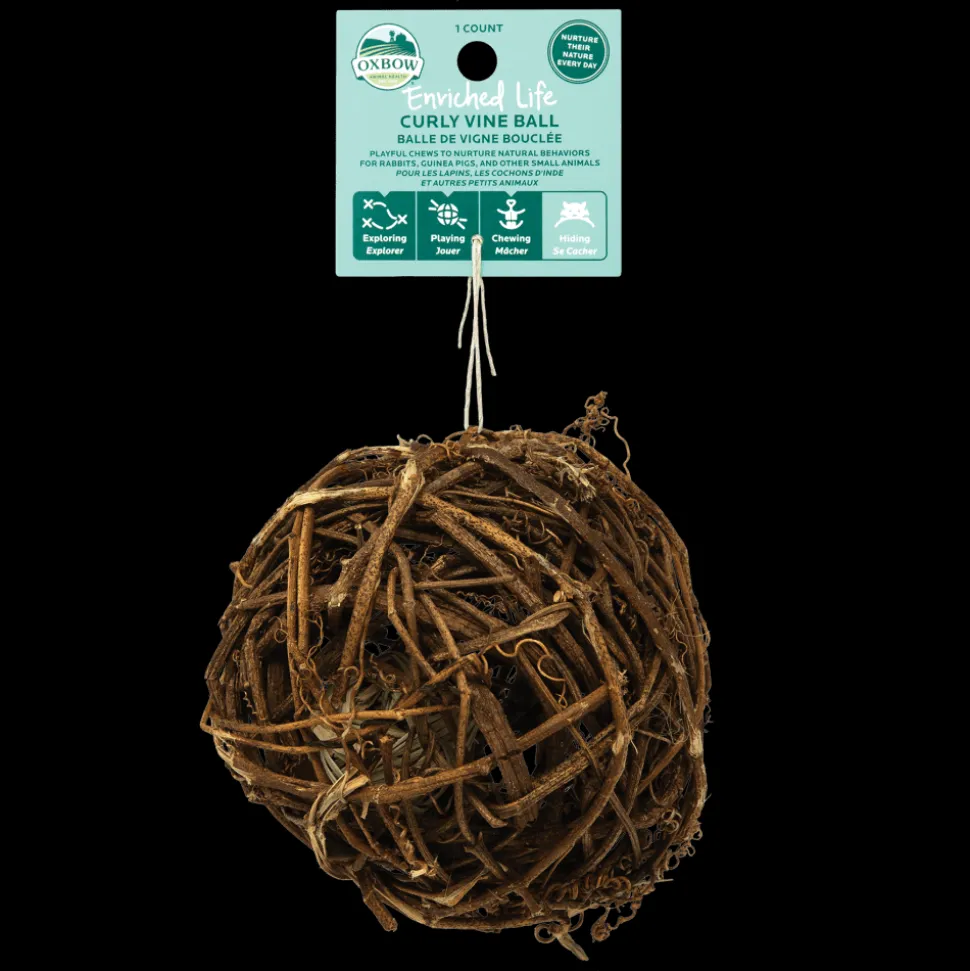 Oxbow Enriched Life Curly Vine Ball - pack of 3