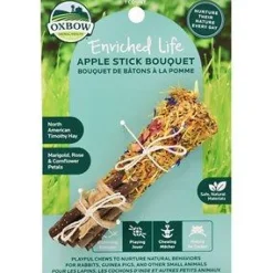 Oxbow Enriched Life Elife - Apple Stick Bouquet - pack of 3
