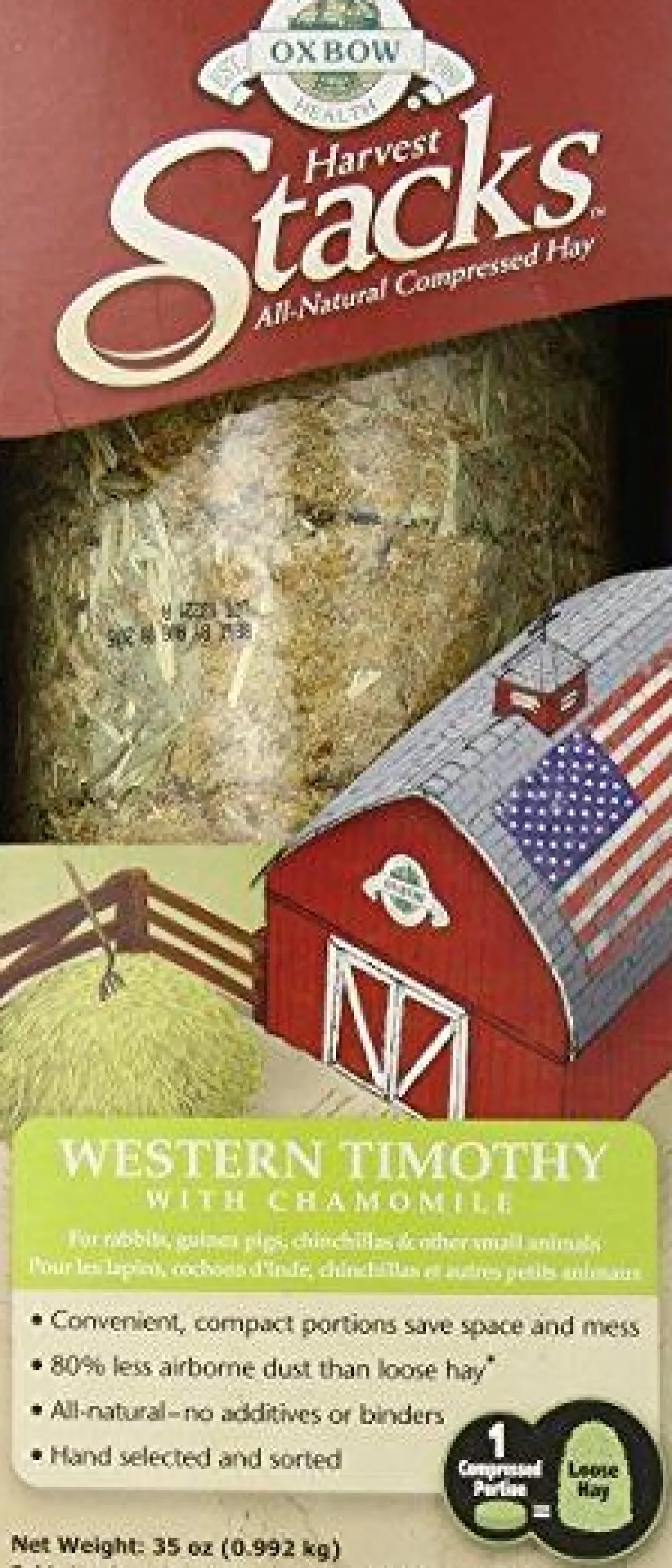 Oxbow Harvest Stacks Small Animal Hay - Western Timothy with Chamomile