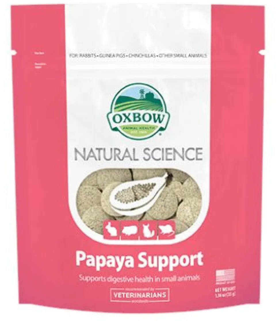 Oxbow Natural Science Papaya Support - 60 ct Bag