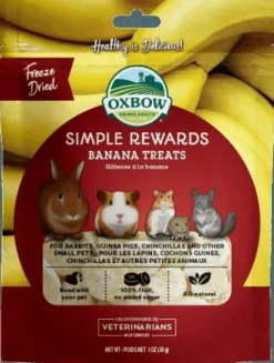 Oxbow Simple Rewards Banana Treats - 1 oz Bag