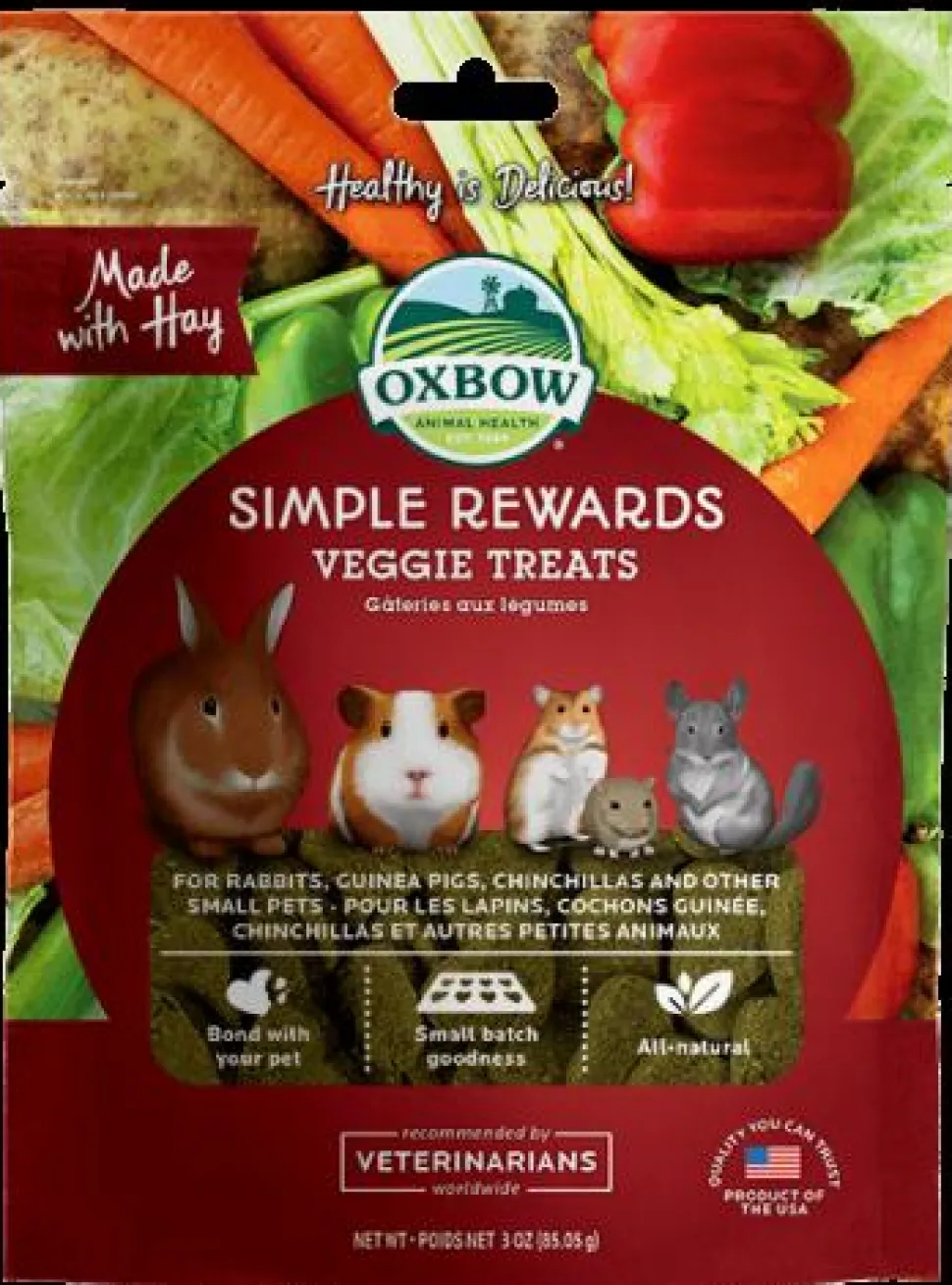 Oxbow Simple Rewards Veggie Treats - 3 oz Bag