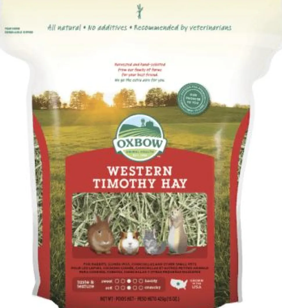 Oxbow Western Timothy Hay Small Animal Hay - 40 oz Bag