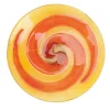 Panacea Products Glass Bird Bath with Yardstake - Two Tone Swirl - 8 In - 4 Pack