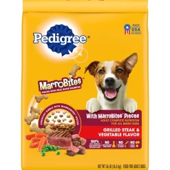 Pedigree Adult Dog Marrobites Pieces with Real Marrow Dry Dog Food - 36 lb Bag