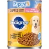 Pedigree Chopped Ground Dinner Chicken and Beef Puppy Canned Dog Food - 13.2 Oz - Case of 12