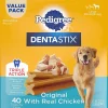 Pedigree Dentastix Large Dog Dental Chew Treats - 2.08 lb - 40 Count