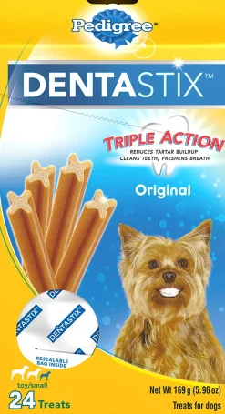 Pedigree Dentastix Mini Dog Dental Chew Treats - 5.8 oz - 24 Count