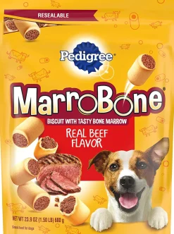 Pedigree Marrobone Beef Crunchy Dog Treats - 24 oz