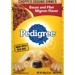 Pedigree Traditional Ground Dinner with Filet Mignon and Beef Multi-Pack Canned Dog Food - 13.2 oz - Case of 24