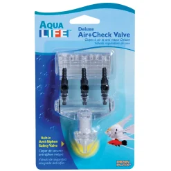 Penn Plax Aqua Life Deluxe Air+Check Valve - 3 Outlets