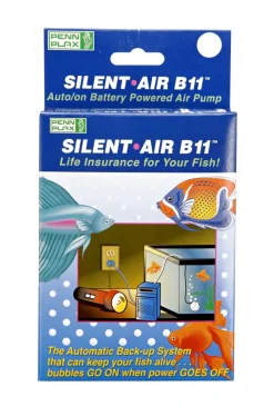Penn Plax Silent Air Battery Operated Air Pump - B11