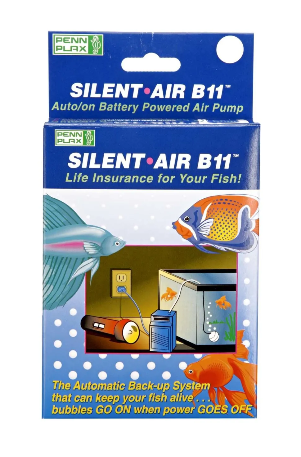 Penn Plax Silent Air Battery Operated Air Pump - B11