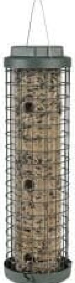 Perky-Pet Easy Tubed Wild Bird Feeder Caged Bird Tubed Wild Bird Feeder - Red - 4 Lbs Cap