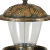 Perky-Pet Holly Berry Gilded Chalet Wild Bird Feeder - Gold - 2 Lbs Cap
