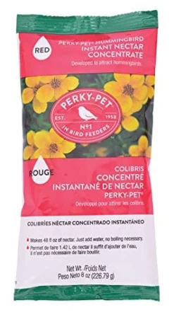 Perky-Pet Hummingbird Instant Nectar Concentrate Wild Bird Food - Red - 8 Oz