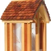 Perky-Pet Mountain Chapel Wooden Hopper Wild Bird Feeder - 3.5 Lbs Cap