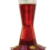 Perky-Pet Pinch Waist Glass Hummingbird Feeder - Red - 16 Oz Cap