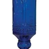 Perky-Pet Square Glass Antique Bottle Hummingbird Feeder - Cobalt Blue - 16 Oz Cap
