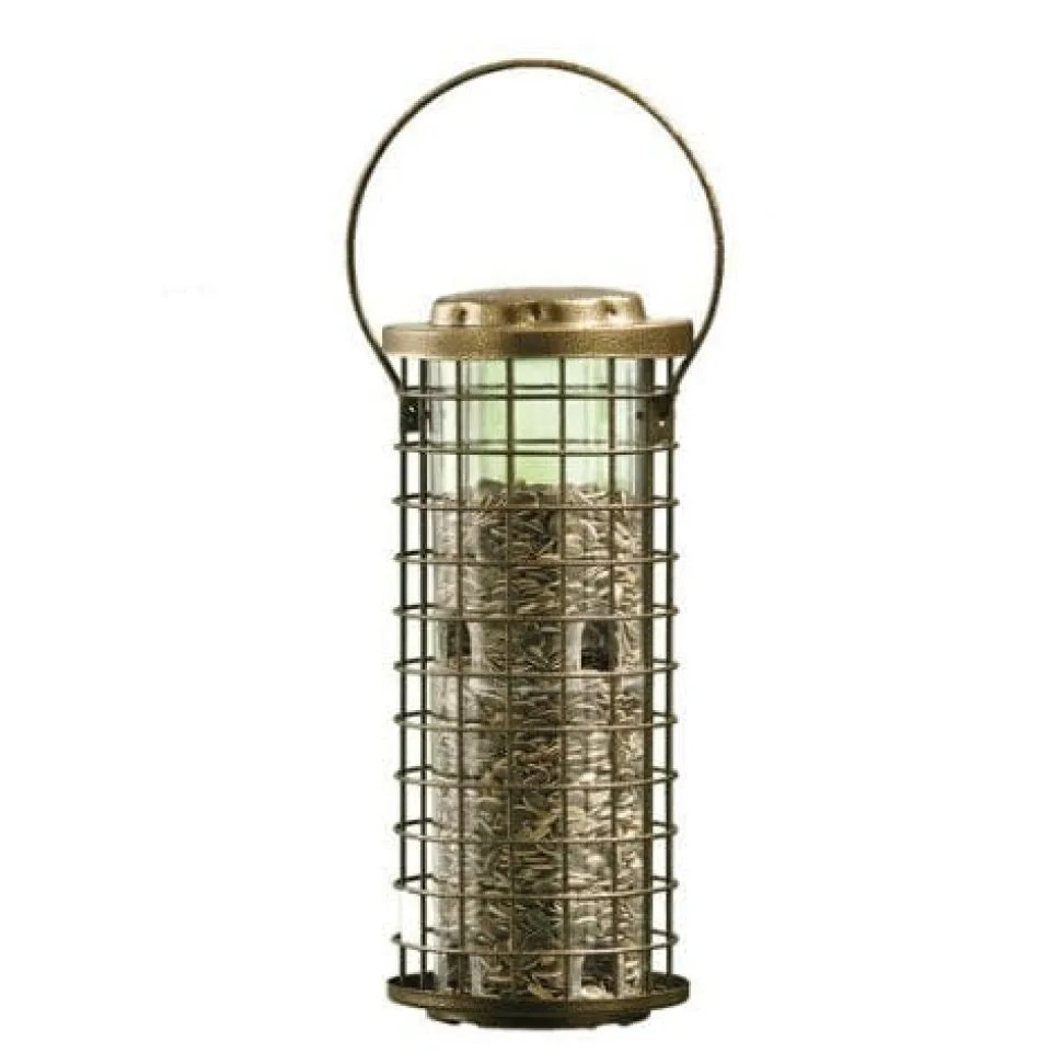 Perky-Pet Squirrel Stumper Bird Tubed Wild Bird Feeder - Nickel - 3 Lbs Cap