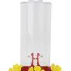 Perky-Pet Window Mounted Plastic Hummingbird Feeder - Red - 8 Oz Cap