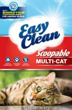Pestell Clumping Easy Clean Cat Litter Multi-Cat - 20 lb Bag