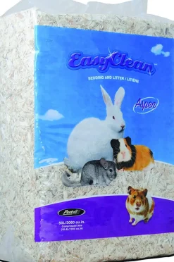 Pestell Easy Clean Aspen Shavings Small Animal Bedding - 50 Ltr - Case of 4