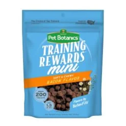 Pet Botanics Training Rewards Grain-Free Bacon Soft and Chewy Dog Treats - Mini - 4 Oz