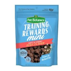 Pet Botanics Training Rewards Grain-Free Beef Soft and Chewy Dog Treats - Mini - 10 Oz