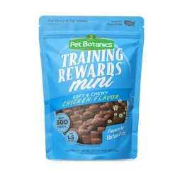 Pet Botanics Training Rewards Grain-Free Chicken Soft and Chewy Dog Treats - Mini - 10 Oz