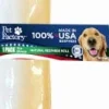 Pet Factory 100% Made In USA Beefhide Rolls Natural Dog Chews - Natural - 10 In