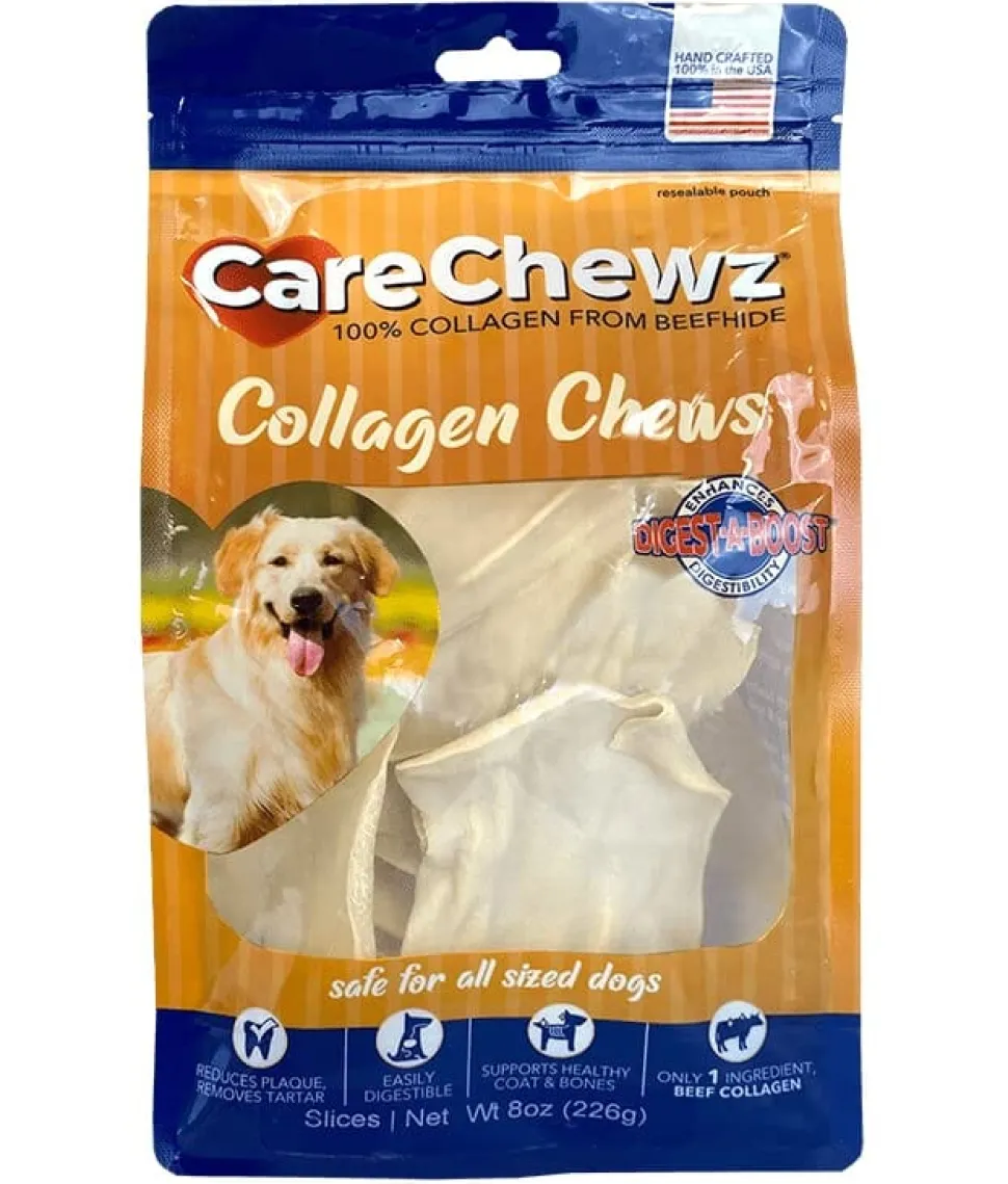 Pet Factory Carechewzâ® Collagen Slices Natural Dog Chews - Natural - 8 Oz