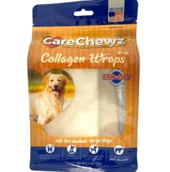 Pet Factory Carechewzâ® Collagen Wraps Natural Dog Chews - Natural - 4.7 Oz - 2 Pack
