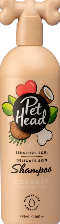 Pet Head Sensitive Soul Dog Shampoo - Coconut - 16 Oz