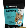 Pet Honesty Stress and Anxiety Calming Chicken Cat Chews Treats - 30 Day - 3.7 Oz