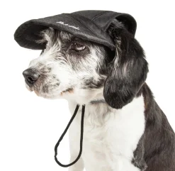 Pet Life ® 'Cap-Tivating' UV Protectant Adjustable Fashion Dog Hat Cap