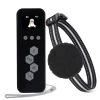 Pet Life ® Howless LED 1-to-2 Dog 1,200 Foot Range 7-Level Vibration and Sound Training Dog Collar - Black