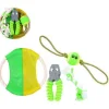 Pet Life ® 4 Piece Jute Rope and Rubberized Squeak Chew Pet Dog Toy Gift Set