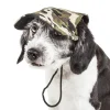 Pet Life ® 'Torrential Downfour' Camouflage UV Protectant Adjustable Fashion Dog Hat Cap