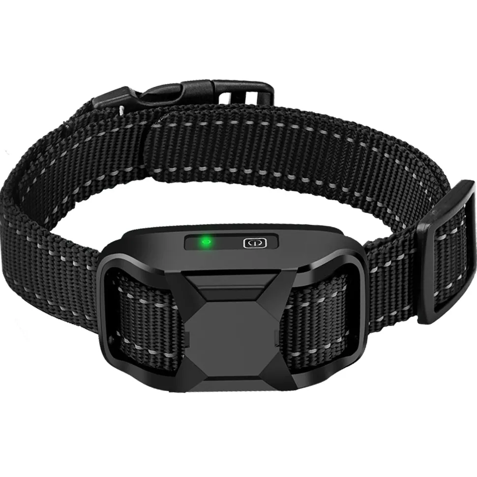 Pet Life ® Vibrange 1-to-2 Dog 450 Yard Range 16-Level Vibration and Sound Training Dog Collar Additional Receiver - Black