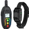 Pet Life ® Vibrange 1-to-2 Dog 450 Yard Range 16-Level Vibration and Sound Training Dog Collar - Black
