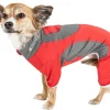 Pet Life ® Active 'Warm-Pup' Stretchy and Quick-Drying Fitness Dog Yoga Warm-Up Tracksuit