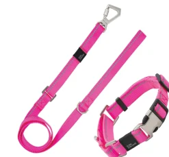 Pet Life ® 'Advent' Outdoor Series 3M Reflective 2-in-1 Durable Martingale Training Dog Leash and Collar