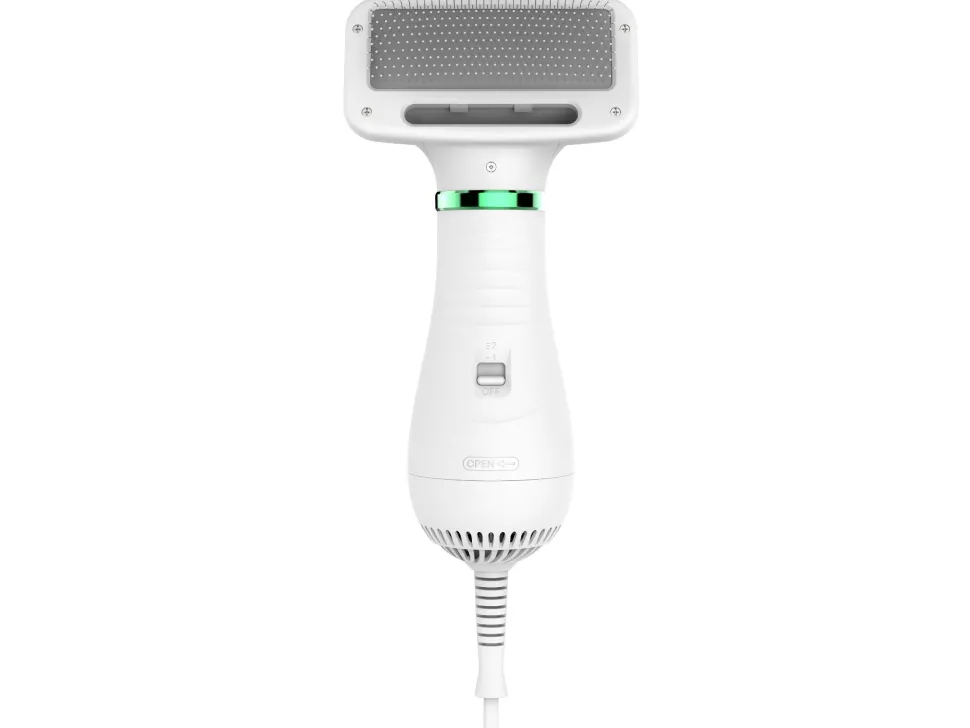 Pet Life ® 'Aero-Groom' 2-in-1 Electronic Pet Dryer and Pin Brush